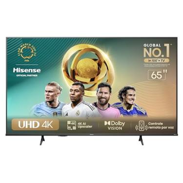 Imagem de Hisense Smart TV UHD 4K DLED 65" Polegadas 65A6K com HDR10+ Dolby Vision Game Mode Controle por Voz Alexa Built-In AirPlay