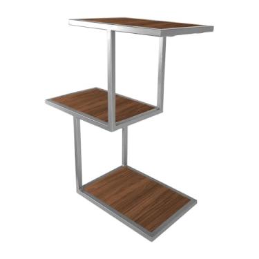 Imagem de Prateleira Nicho Para Decoração de Sala Quarto Canyon - Prata/villandry