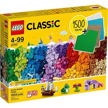Imagem de Building Kit Lego Classic: Placas de Tijolos - 1504 pe as Lego, #11717, Idades 4-99