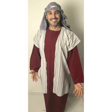 Imagem de Beca de Teatro Biblico - Homens da Biblia - Debora Becas, GG, Bege