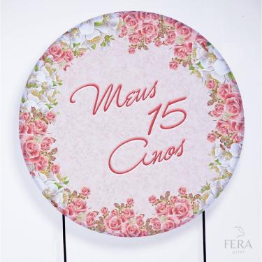 Imagem de Painel Decorativo para Festa 1,80x1,80 metros Vesti Fácil com Elástico 15 Anos - Fera Print