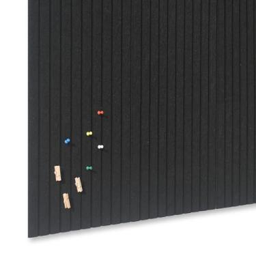 Imagem de Quadro de cortiça grande alternativo - 12 peças de azulejos autoadesivos de feltro para quadro de avisos, placa de feltro para decoração de parede de escritório em casa, placa de aderência 119 x 89 cm