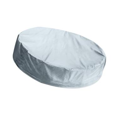 Imagem de Amagogo Capa redonda para piscina, proteção para caixa de areia, abrigo para praia, casa, jardim, área externa, piscina para cães, Diâmetro 122cm