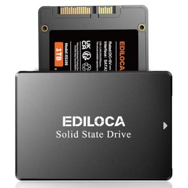 Imagem de Ediloca ES106 SSD SATA III de 1 TB Unidade interna de estado sólido 3D TLC NAND Flash, lê até 550 MB/s, atualize a memória e o armazenamento do PC ou laptop