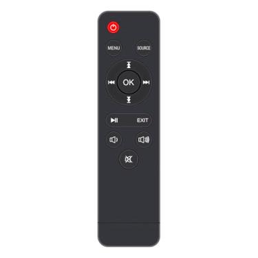 Imagem de AIDITIYMI STV373E Controle remoto de substituição compatível com projetor portátil AuKing M8-F A008 Mini LED LCD Wi-Fi