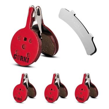 Imagem de corki Pares De Pastilhas Freio A Disco Para Bicicleta Avid Mechanical Bb5 Com Ferramenta Alinhamento Rotor (Resina, Semimetálico, Metal Sinterizado)