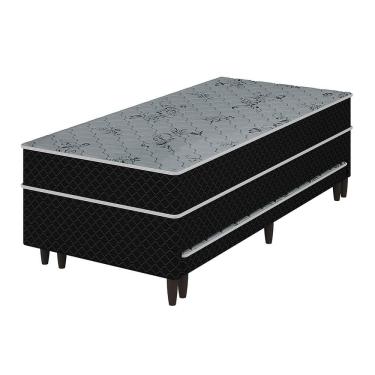 Imagem de Cama Box Solteiro De Molas Com Cama Auxiliar Sibéria Umaflex 188cm x 88cm
