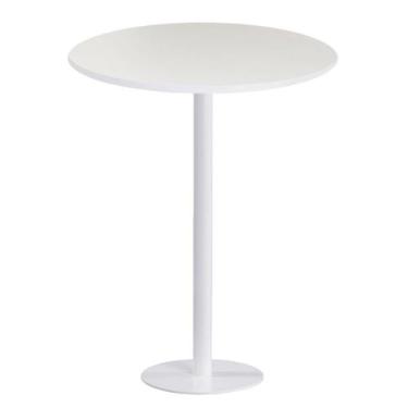 Imagem de Mesa Pisa Beta Bistrô Fratini 107,50cm (A) Disco Redondo Branco Tampo 