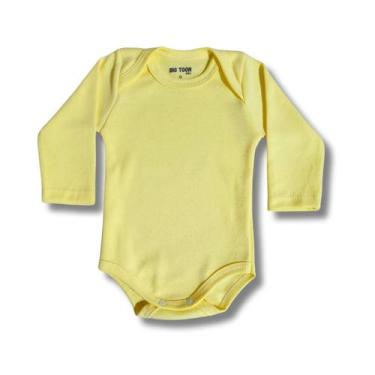 Imagem de 1 Body de Manga Longa Para Bebê 100% Algodão Suedine - BigToon Kids, A