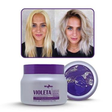 Imagem de Máscara Matizadora Violeta Mairibel 250g - Remove o Amarelado de Loiro