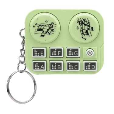Imagem de SUNGOOYUE Mini Luzes Coloridas Dj Dj Disco Tocador de Keychain Musical Experiência para Fãs de Materiais ABS (Verde amarelo)
