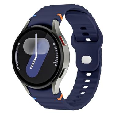 Imagem de HAYONLIY Pulseira sem lacunas compatível com Samsung Galaxy Watch 7/FE/6/5/4 de 40 mm e 44 mm/Watch 5 Pro de 45 mm/Watch 6 Classic de 43 mm e 47 mm/Watch 4 Classic de 42 mm e 46 mm, feminina e