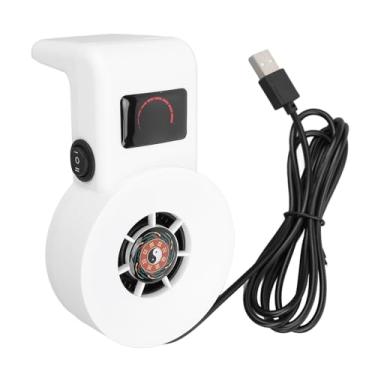 Imagem de TYTOGE Ventoinha de resfriamento de aquário Conexão USB Silenciosa Economia de Espaço de Peixes Ventilador Cooler para Todas as Estações (Preto)