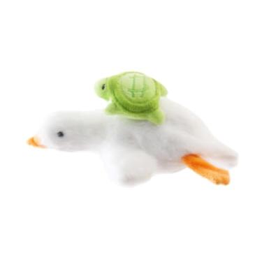 Imagem de ＡＷＨＡＯ Brinquedo de pelúcia interativo para gatos, treinamento com som de grasnido realista, brincadeira interna para gatos domésticos