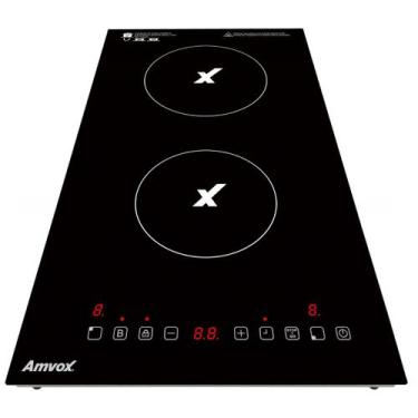 Imagem de Cooktop 2 Bocas por Indução Amvox 1500W ACT 204 Turbo 220V, 220V