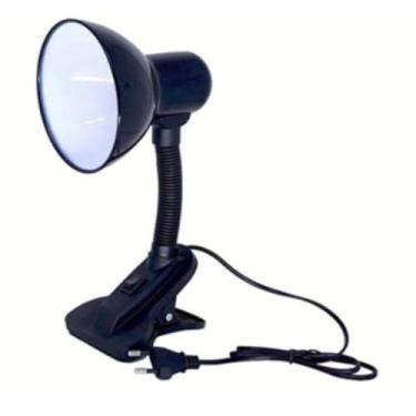 Imagem de Luminaria De Mesa Com Garra Presilha Bivolt Leitura Estante Quarto Maquiagem Manicure(Aleatório)