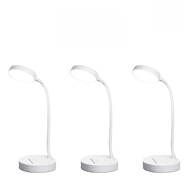 Imagem de Lampada De Estudo Sem Fio Com Cabeça Ajustável Em 360 Graus Luminária Portátil Com Bateria Recarregável(KIT-3-TD05-Luzes Flexíveis)
