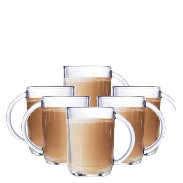 Imagem de Jogo de Canecas de Vidro Verona 315ml 6pcs- Ruvolo