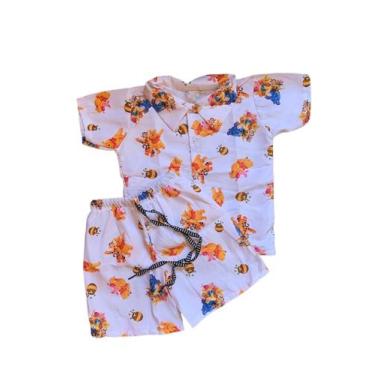 Imagem de Conjunto Infantil Menino Mauricinho O Ursinho Pooh - Top Baby, 4 Anos