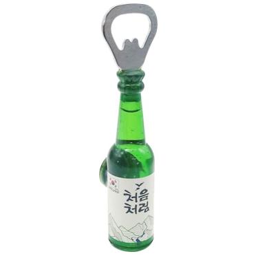 Imagem de Abridor de garrafas Creative Korea Soju Acessórios de cozinha Ímãs de geladeira (F)