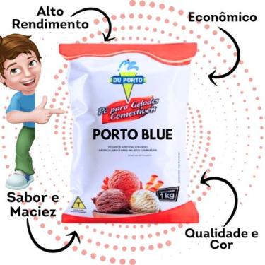 Imagem de Du Porto Pó Saborizante Gelado Comestíveis Para Sorvetes Picolés Gelad