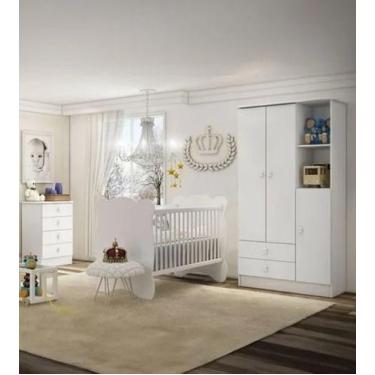 Imagem de Quarto de Bebê Completo Bambino 3 Portas 6 Gavetas , conjunto composto
