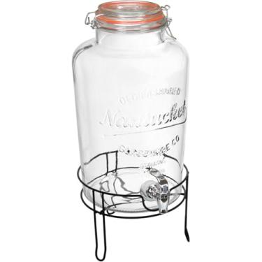 Imagem de REFRESQUEIRA COM SUPORTE METAL HOME&CO VIDRO 8L 47x25x25cm TRANSPARENTE