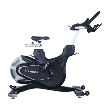 Imagem de Bicicleta Spinning Profissional LZX-D06, Tela Touch 18,5 Polegadas, Resistência Magnética, Capacidade 180kg, Preta