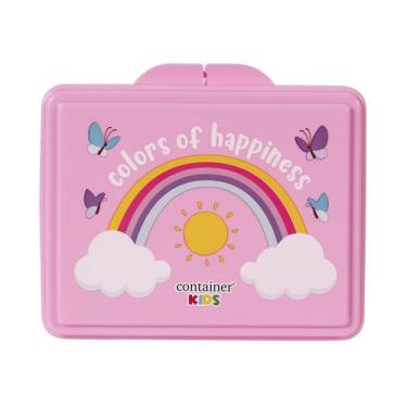 Imagem de Porta Lanches Arco Íris Rosa - Baby Go