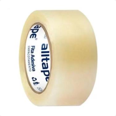 Imagem de 1 Fita Adesiva Transparente Larga Durex Para Embalar 45x100 - Koretech