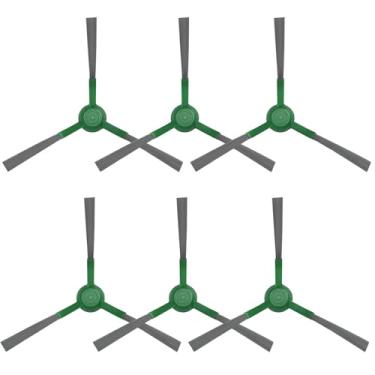Imagem de Pacote com 6 escovas laterais de substituição compatíveis com iRobot Roomba Max 705 Vac/Plus 504 Vac Robot, acessórios para aspirador de pó