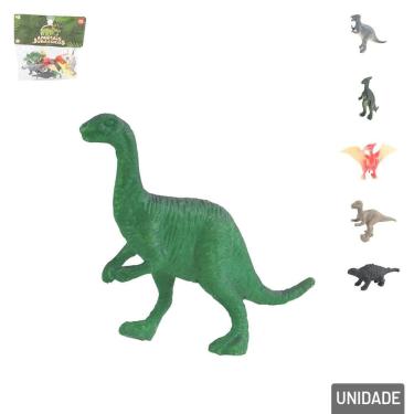 Imagem de KIT Animais de Plástico 12 Peças Dinossauros - Tudo em Caixa