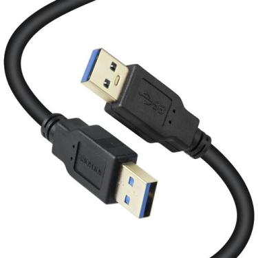 Imagem de Cabo USB 3.0 macho para macho XBOHJOE 20 pés tipo A para A preto