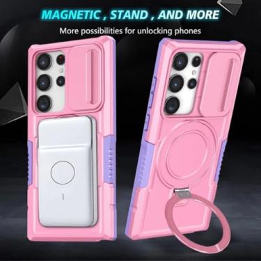 Imagem de Capa sem fio para Samsung Galaxy S25, S23, S24, 25ultra, S22 Plus, S21, Note 20, S23 Fe (para Galaxy S22/roxo rosa)