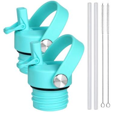 Imagem de Tampa de palha para garrafa de água Hydro Flask Standard Mouth 500-700