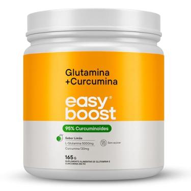 Imagem de Glutamina + Curcumina Easy Boost 95% Curcuminoides 165g Sabor Limão