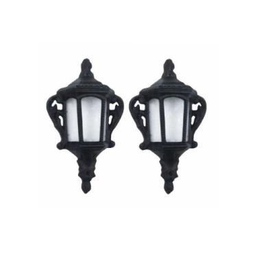 Imagem de Kit 2 Arandelas Externa Interna De Parede Em Ferro Fundido - FUNDIÇÃO 