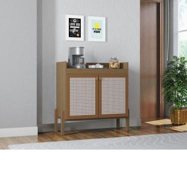 Imagem de Balcão Decorativo Buffet Aparador Tropical Carvalho com 2 Portas.Poque