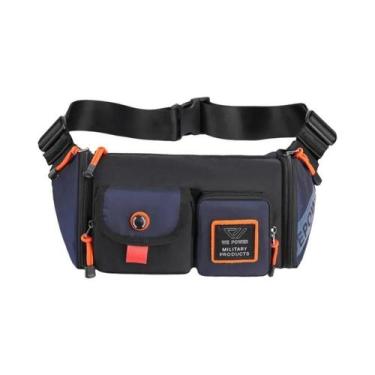Imagem de Pochete Masculina De Nylon À Prova D'água, Multiuso, Para Viagens, Esc