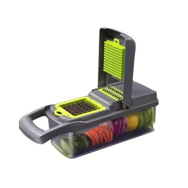 Imagem de Cortador Multiuso para Legumes, Frutas e Verduras, Fatiador Profissional com Ralador