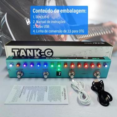 Imagem de Pedal De Guitarra/Baixo Tank G e Tank B Recarregável M-Vave Pedaleira 