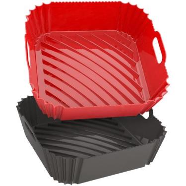 Imagem de Forros de fritadeira Air Fryer Liners Seropy Silicone Square 5-9L 7,9 