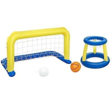 Imagem de Brinquedos de basquete Conjunto de 4 peças piscina basquete terno de f