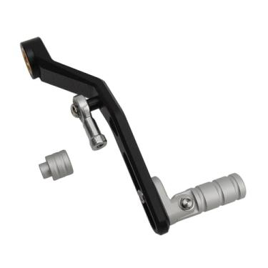 Imagem de Generic Alavanca de Câmbio de Engrenagem, Alumínio de Alumínio Proteção de Colisão Alavanca de Mudança de Motocicleta Dobrável para F750gs F850gs (Prata)