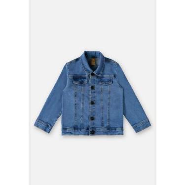 Imagem de Jaqueta Jeans Infantil Menino Up Baby, Azul claro, 1