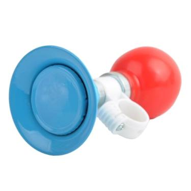 Imagem de YIJU Buzina de bicicleta infantil universal, som nítido, acessórios de bicicleta de metal pequenos para guidão de 22 mm, de bicicleta, alto-falante, Azul