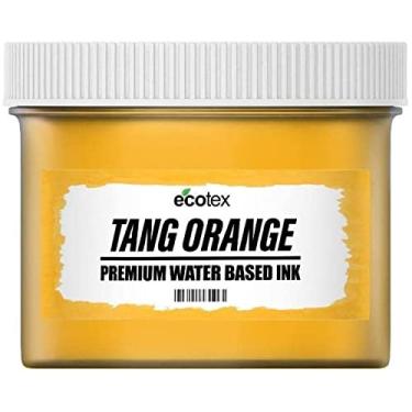 Imagem de Ecotex® Tang Tinta de impressão de tela à base de água laranja (947 ml) - Tinta de tecido, tinta de tela de seda, tinta de tecido macio ou tinta para impressão de camisa - Suprimentos de impressão de tela para kit de impressão de tela