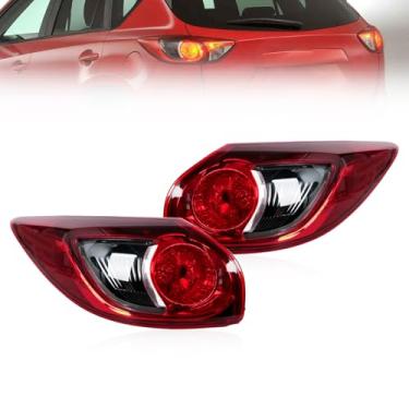 Imagem de JESYMBX Para Mazda CX5 CX-5 2013-2016 Luz traseira do carro Freio Stop Turn Signal Lâmpada traseira Lanterna traseira Lâmpada traseira Lâmpada traseira Sem Lâmpada