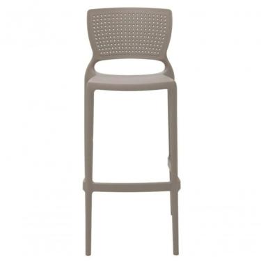 Imagem de Cadeira Tramontina Safira Alta Bar Fibra De Vidro Camurça