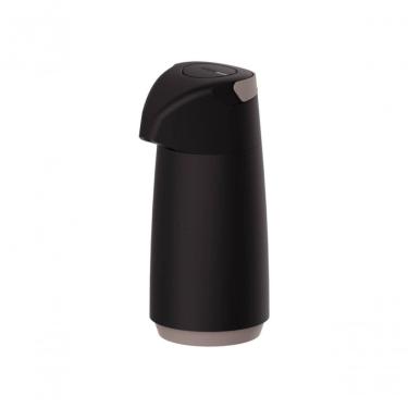 Imagem de Garrafa Térmica Tramontina Exata Preta Ampola De Vidro 1 Litro